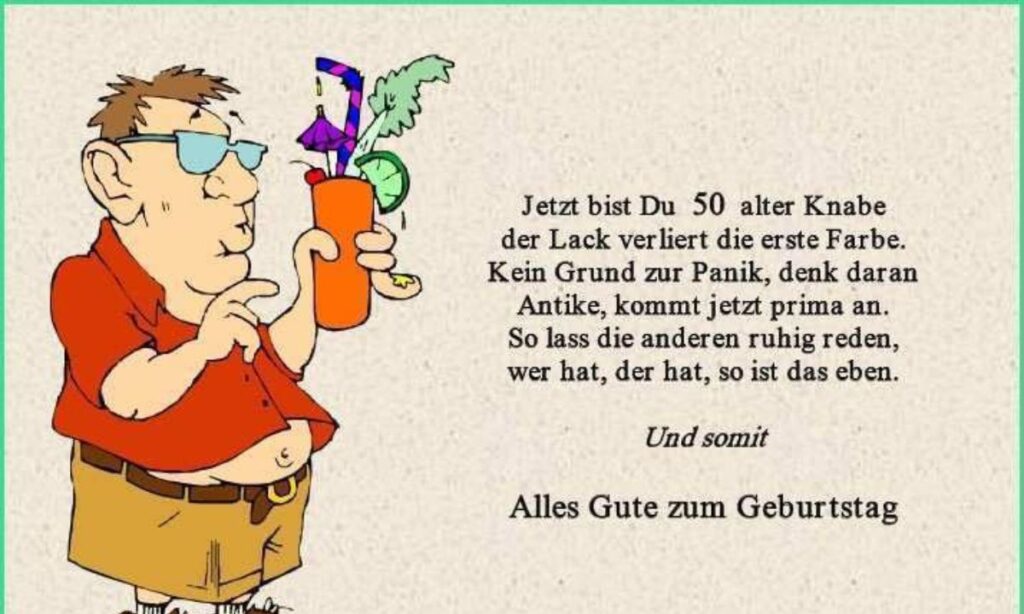 Lustige Sprüche zum Geburtstag