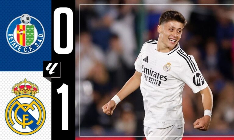 Highlights FC Getafe 0:1 Real Madrid
