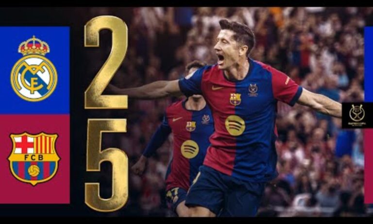 Highlights Real Madrid 2:5 FC Barcelona
