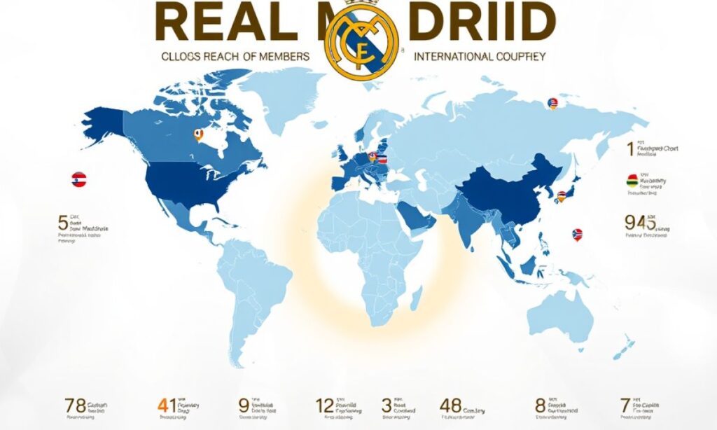 Internationale Mitglieder: Real Madrids weltweite Reichweite
